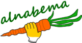 Alnabema-Logo und Alnabema-Schriftzug