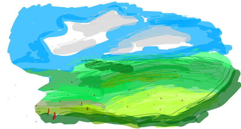 Felderlandschaft im Wendland